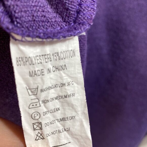 Uget Womens Plus Lightweight Oversized Batwing Sleeve Knit Purple Pullover Top - Picture 10 of 11